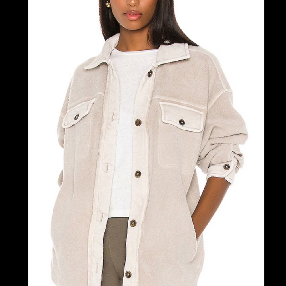 Free People Ruby Jacket in Stone